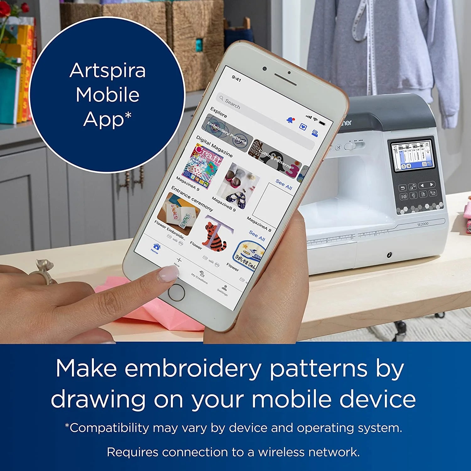 Stellaire2 Innov-ís XJ2 Sewing & Embroidery Machine - Brother